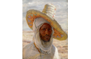 Arabe au grand chapeau