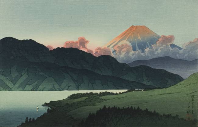 Lac Ashino Hasui Kawase