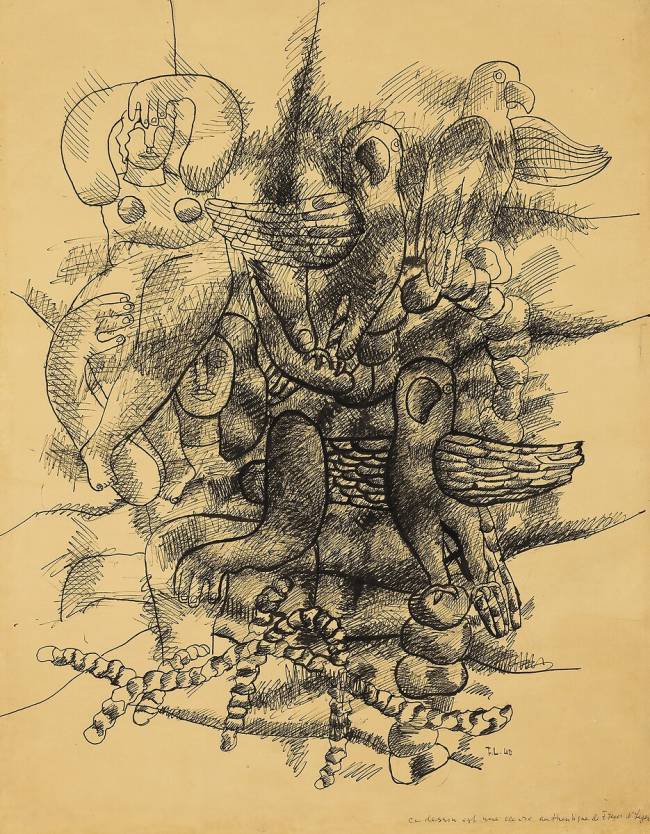 Femmes et oiseaux Fernand Léger