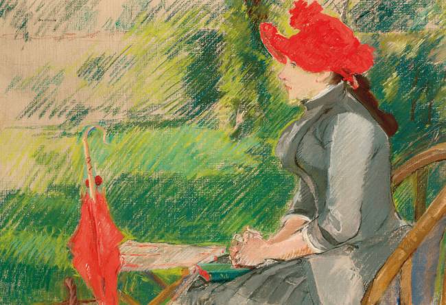 Lecture au jardin Eva Gonzales