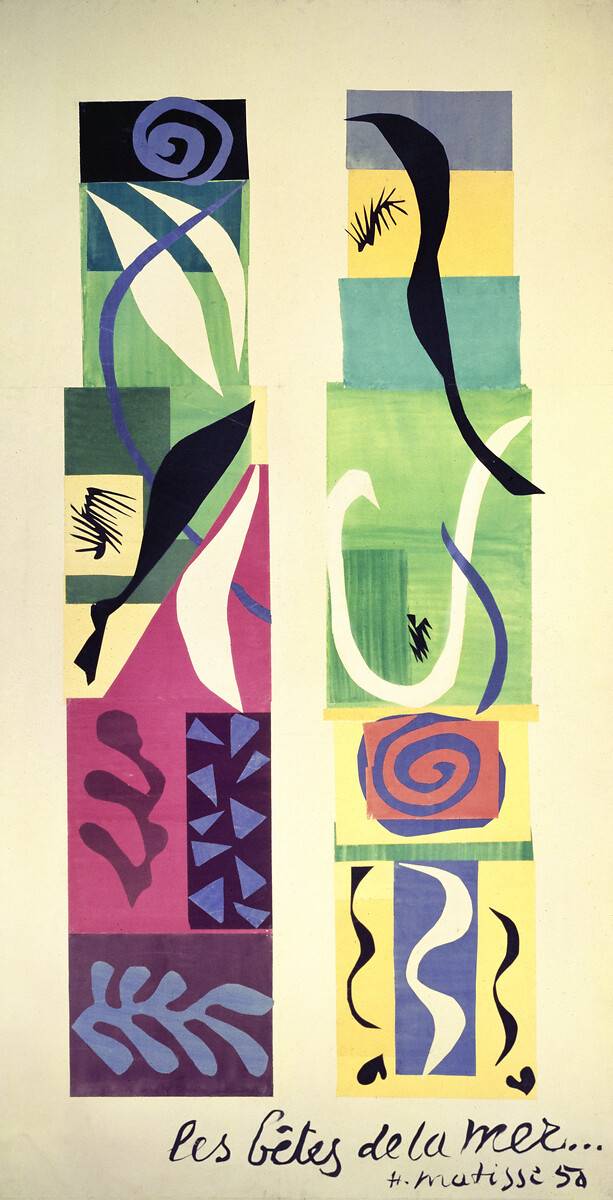 Les bêtes de la mer Henri Matisse