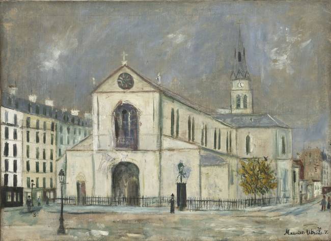 L'Église de Clignancourt Maurice Utrillo