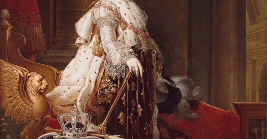 Portrait du roi Charles X en costume de Sacre (1757-1836) de François