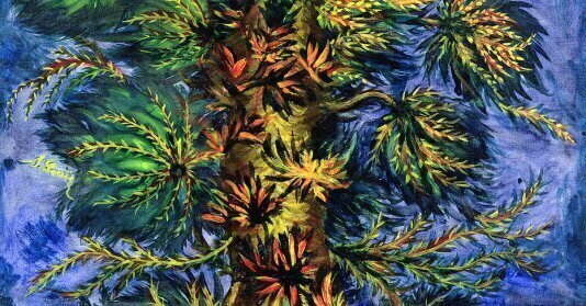 Arbre de Séraphine de Senlis - Reproduction tableau