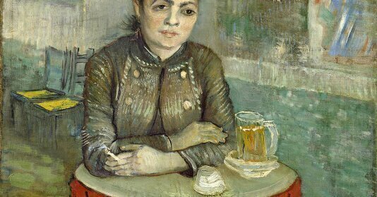 Mujer En El Café De Tambourin
