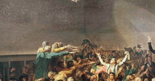 Le serment du jeu de paume de Jacques-Louis David (d'après