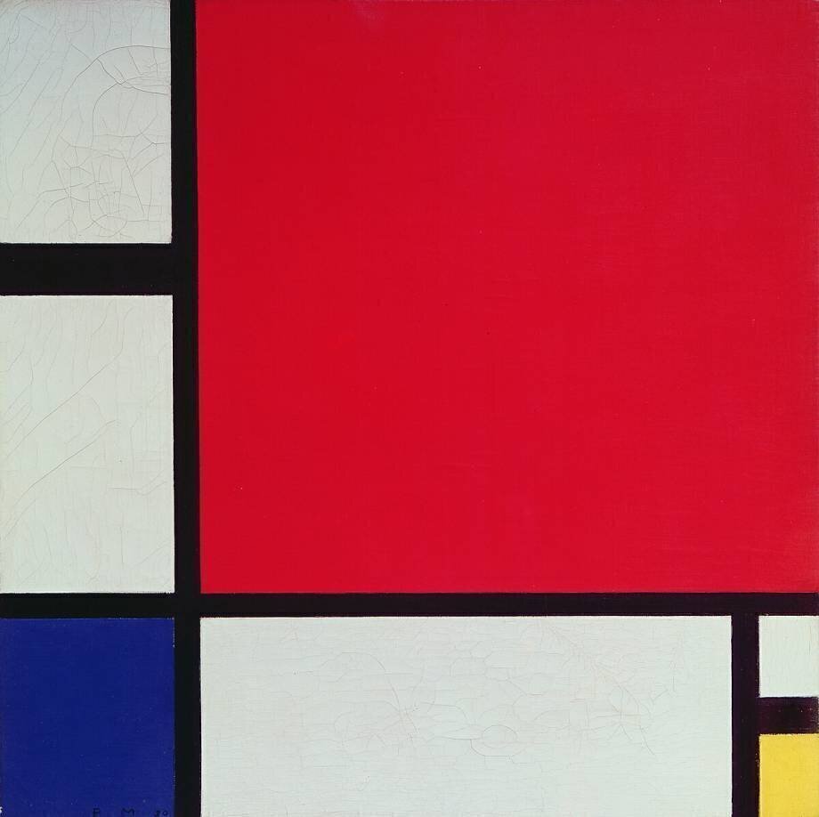 Composition II En Rouge Bleu Et Jaune De Piet Mondrian Reproduction Composition II En Rouge Bleu Et Jaune De Piet Mondrian Reproduction