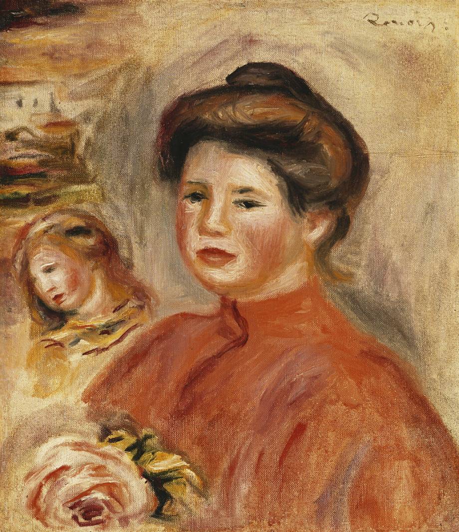 Portrait De Gabrielle De Auguste Renoir Reproduction Tableau 