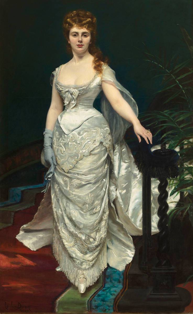 Portrait de Mlle X, Marquise d&#39;Anforti de Carolus-Duran - Reproduction d&#39;art haut de gamme