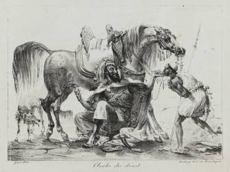 Arabes du désert (Antoine-Jean Gros) - Muzeo.com