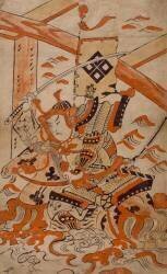 Guerrier à cheval (Torii Kiyonobu) - Muzeo.com