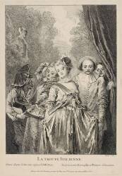 La troupe italienne (François Boucher) - Muzeo.com