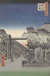 L'aube au Yoshiwara (Hiroshige) - Muzeo.com
