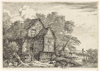 Le petit pont (Jacob Isaakszoon van Ruisdael) - Muzeo.com