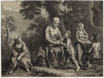 L'école champêtre (Jean Daullé) - Muzeo.com