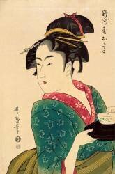 Naniwaya Okita (Kitagawa Utamaro) - Muzeo.com