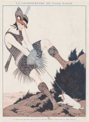 La chasseresse de Chez Maxim : La Vie Parisienne (Louis Denis-Valverane) - Muzeo.com