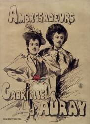 Ambassadeurs. Gabrielle d'Auray (Capy Marcel) - Muzeo.com