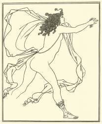 Apollon poursuivant Daphné (Aubrey Beardsley) - Muzeo.com