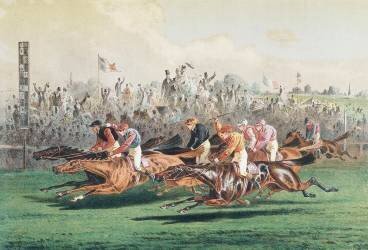 Arrivée à Longchamp (anonyme) - Muzeo.com