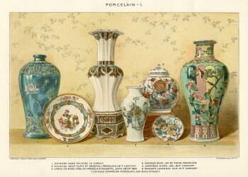 Asian Porcelains (Julius Bien) - Muzeo.com