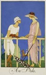 Au polo (George Barbier) - Muzeo.com
