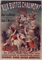 Aux Buttes-Chaumont : Jouets (Jules Chéret) - Muzeo.com