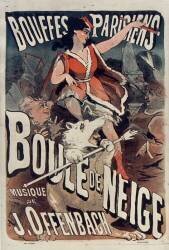 Boule de neige (Jules Chéret) - Muzeo.com