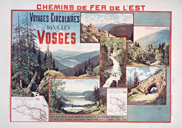 Chemin de fer de l'Est : Voyages circulaires dans les Vosges (Eugène Victor Bourgeois) - Muzeo.com