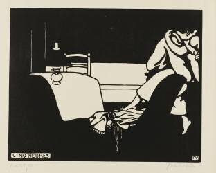 Cinq heures (Félix Vallotton) - Muzeo.com
