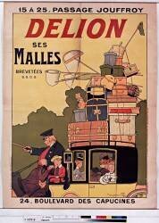 Delion. Ses malles (Benjamin Rabier) - Muzeo.com