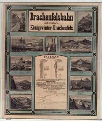 Drachenfelsbahn. Zahnradbahn : Königswinter-Drachenfels (anonyme) - Muzeo.com