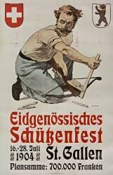 Eidgenössisches SchüBenfest 16-28 Juli 1904 St Gallen... (Albert Müller) - Muzeo.com