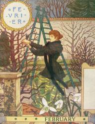 Février (Eugène Grasset) - Muzeo.com