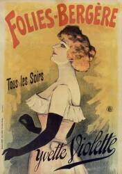 Folies-Bergère. Yvette Violette (anonyme) - Muzeo.com