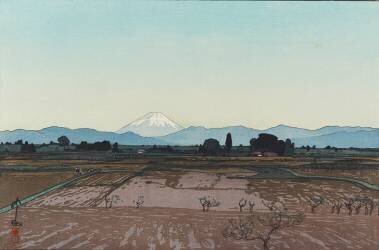 Fuji depuis Musashino (Hiroshi Yoshida) - Muzeo.com