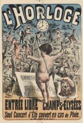 L' Horloge...Champs-Elysées (Jonchère J.) - Muzeo.com