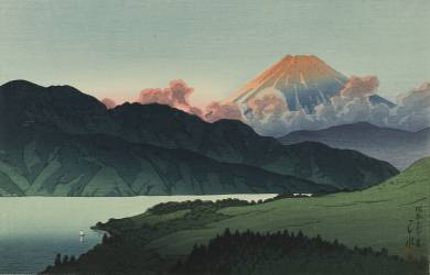 Lac Ashino (Hasui Kawase) - Muzeo.com