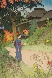 L'automne à Hyakka-en (Hiroshi Yoshida) - Muzeo.com
