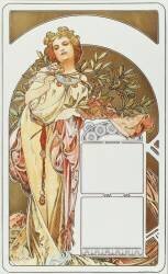 Le calendrier (Alfons Mucha) - Muzeo.com