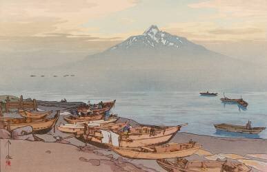 Le paisible Riishiri (Hiroshi Yoshida) - Muzeo.com