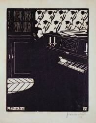 Le piano (Félix Vallotton) - Muzeo.com