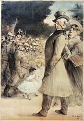 Le Vieux marcheur (Charles Léandre) - Muzeo.com