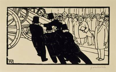Les pompes funèbres (Félix Vallotton) - Muzeo.com