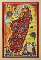 Madagascar, Bilderkarte (Maurice Tranchant de Lunel) - Muzeo.com