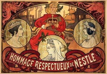 Nestlé (Alfons Mucha) - Muzeo.com