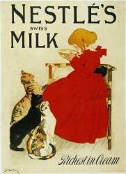 Nestle's swiss milk (Théophile Alexandre Steinlen) - Muzeo.com