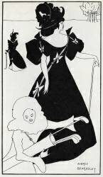 Pierrot comme Caddie (Aubrey Beardsley) - Muzeo.com