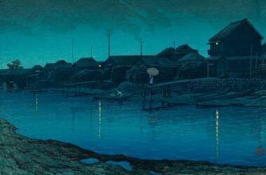 Plage d'Omori (Hasui Kawase) - Muzeo.com