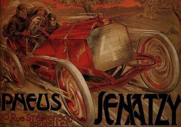 Pneu Jenatzy (Georges Gaudy) - Muzeo.com